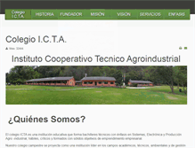 Tablet Screenshot of colegioicta.com